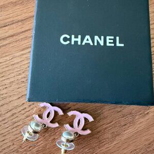 Chanel Earrings Pink